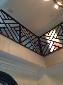 Custom Wrought Iron Railing Panels
