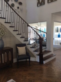 Traditional Full Oak Tread with Painted Risers