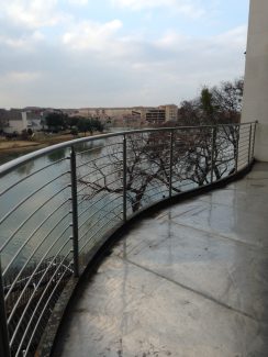 Tubular Steel Balcony Railing