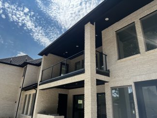 Exterior Balcony - Steel Cable Rail, Dallas, TexasNew Custom Homes in Texas Partners in Building