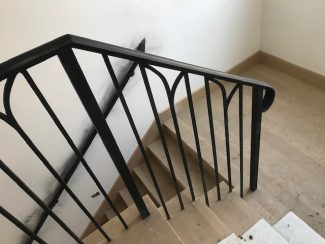 Original Forged Iron Balustrade by Stair Solutions - Best Custom Staircase Builder - New Homes in Texas