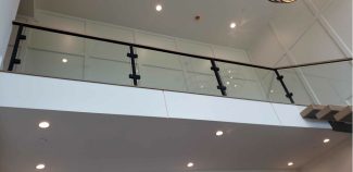 Glass Railing by Stair SolutionsCustom Homes of Texas New Homes in Texas