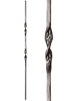 Double Ribbon - Iron Baluster